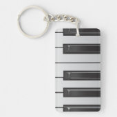Klavier befestigt doppelseitigen schlüsselanhänger (Vorderseite)