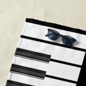 Klavier befestigt formales schickes Schwarzes der Strandtuch (Beispiel)
