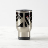 Klavier befestigt Fotografie Reisebecher (Mittel)