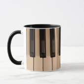 Klavier befestigt Kaffee-Tasse Tasse (Links)