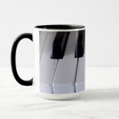 Klavier befestigt Kaffee-Tasse Tasse (Links)