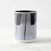 Klavier befestigt Kaffee-Tasse Tasse (Zentrum)
