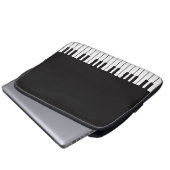 Klavier befestigt Laptop-Hülse Laptopschutzhülle (Vorne Knopf)