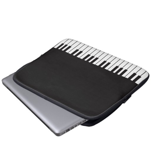 Klavier befestigt Laptop-Hülse Laptopschutzhülle (Vorne Knopf)