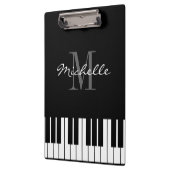 Klavier befestigt Monogramklemmbrett für Klemmbrett (Links)