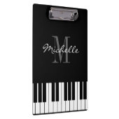Klavier befestigt Monogramklemmbrett für Klemmbrett (Rechts)