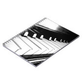 Klavier befestigt Notizbuch Notizblock (Linke Seite)