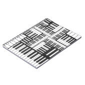 Klavier befestigt Notizbuch Notizblock (Linke Seite)