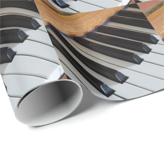 Klavier befestigt Packpapier (Rolleneckpunkt)