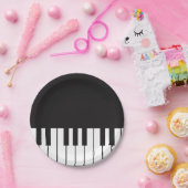 Klavier befestigt PapierTeller (Party)