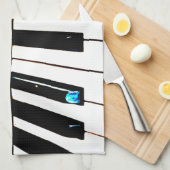 Klavier befestigt Tee-Tuch Handtuch (Viertel Falte)