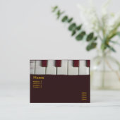 Klavier befestigt Visitenkarte (Stehend Vorderseite)