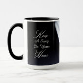 Klavier behalten ein Lied in Ihrem Herzen Tasse (Links)