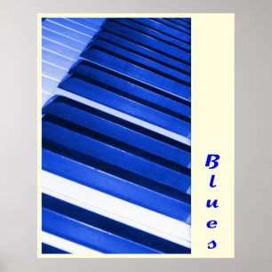 Klavier-Blues Poster
