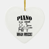 Klavier, Brain Freeze Keramik Ornament (Vorne)