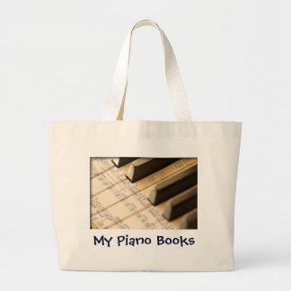 Klavier-Buch-Tasche Jumbo Stoffbeutel