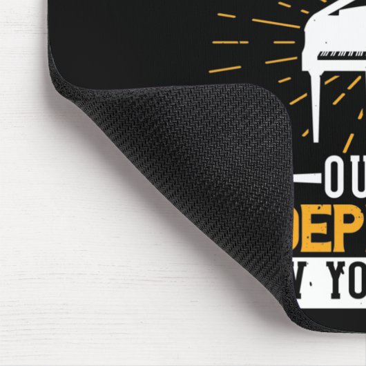 Klavier - Das Leben ist wie ein Klavier Mousepad (Ecke)