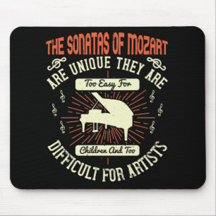 Klavier - Die Sonaten von Mozart Mousepad