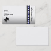 Klavier-elegante Visitenkarte (Vorne/Hinten)