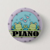 Klavier-Frosch-Knopf Button (Vorderseite)