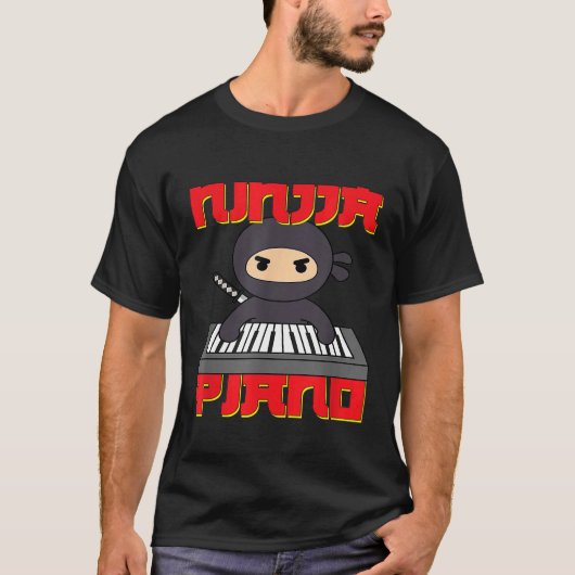 Klavier für Anfänger Ninja Blender Piano C T-Shirt (Vorderseite)