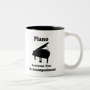 Klavier-Geschenk Zweifarbige Tasse