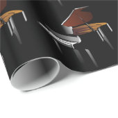 Klavier Geschenkpapier (Rolleneckpunkt)