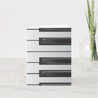 Klavier-Grundgedankekarte Karte