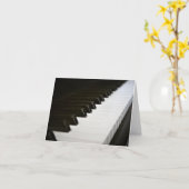 Klavier-Grundgedankekarte Karte (Gelbe Blume)