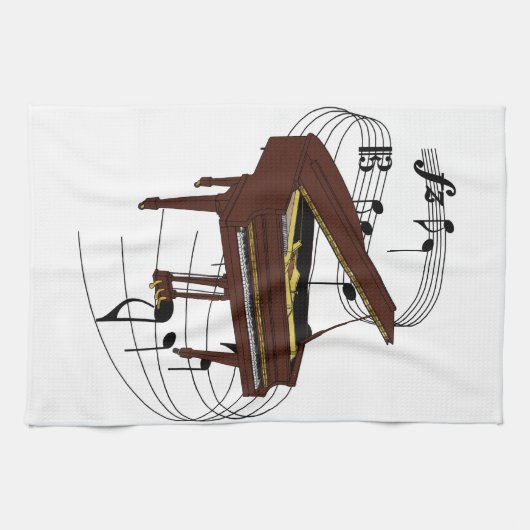 Klavier Handtuch (Horizontal)