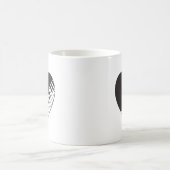 Klavier-Herz-Kaffee-Tasse Kaffeetasse (Mittel)
