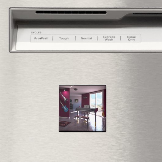 Klavier im Raummagnet Magnet (In Situ (Geschirrspüler))