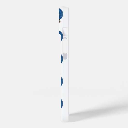 Klavier in einem Schneeglobe Case-Mate iPhone Hülle (Rückseite / Links)