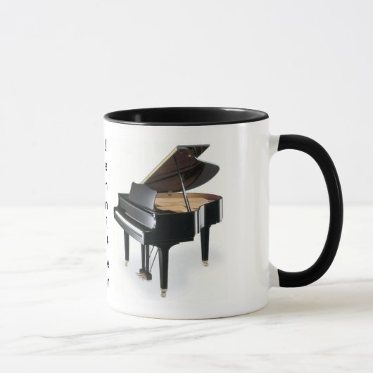 Klavier-Kaffee-Tasse Tasse (Rechts)