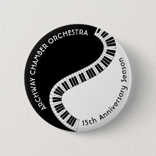 Klavier Keyboard Music Teacher School Orchestra Button