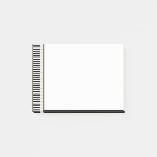Klavier Keyboard Musician Music Post-it Klebezettel (Vorderseite)