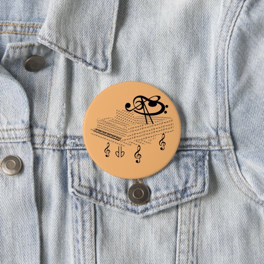 Klavier, klassische Musik, Button (Beispiel)