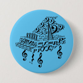 Klavier, Klavier, Musiksymbole, Button