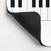 Klavier, Klaviertasten Mousepad (Ecke)