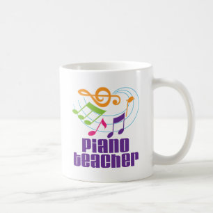Klavier-Lehrer-Geschenk Kaffeetasse
