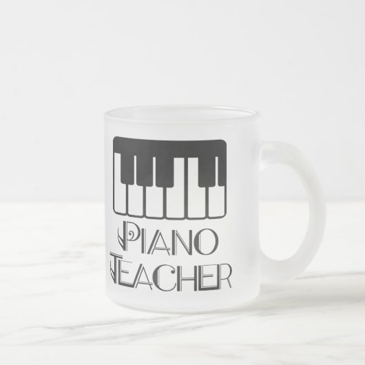 Klavier-Lehrer-Tastatur-Musik Mattglastasse (Rechts)
