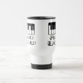 Klavier-Lehrer-Tastatur-Musik Reisebecher (Mittel)