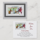 Klavier-Lehrer-Tutor-Kaninchen-Brüter - Visitenkarte (Vorne/Hinten)