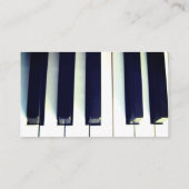 Klavier-Lehrer Visitenkarte (Rückseite)