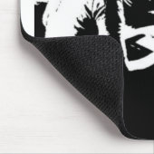 Klavier-Mädchen Mousepad (Ecke)