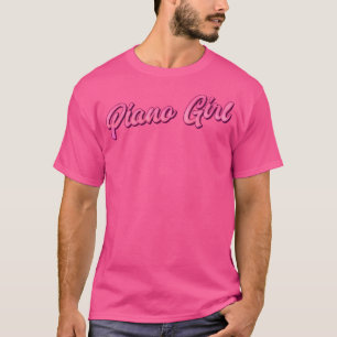 Klavier Mädchen T-Shirt