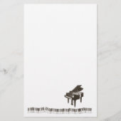 Klavier merkt Briefpapier (Vorderseite)