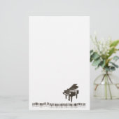 Klavier merkt Briefpapier (Stehend Vorderseite)