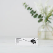 Klavier Mini Visitenkarte (Stehend Vorderseite)