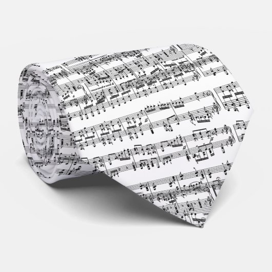 KLAVIER-MUSIK-BLATT KRAWATTE (Gerollt)